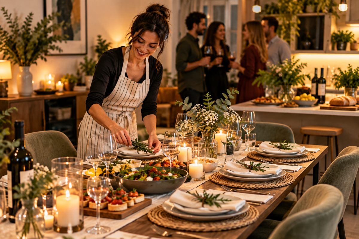 How to Host a Dinner Party Without Stress